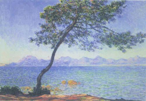 Claude Monet The Esterel Mountains Norge oil painting art